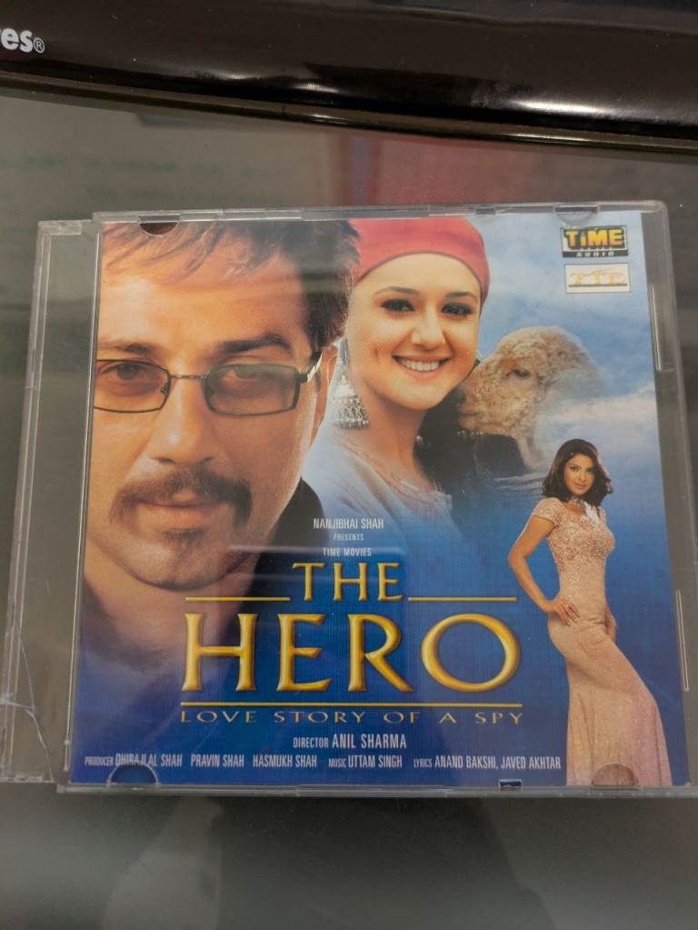 The Hero Indian Asian Hindi Bollywood Blockbuster Music Soundtrack Album CD ref 11