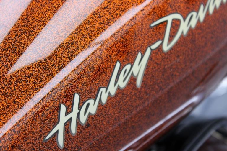 2014 Harley-Davidson XL883L Sportster Super Low in Custom Burnt Orange Flake