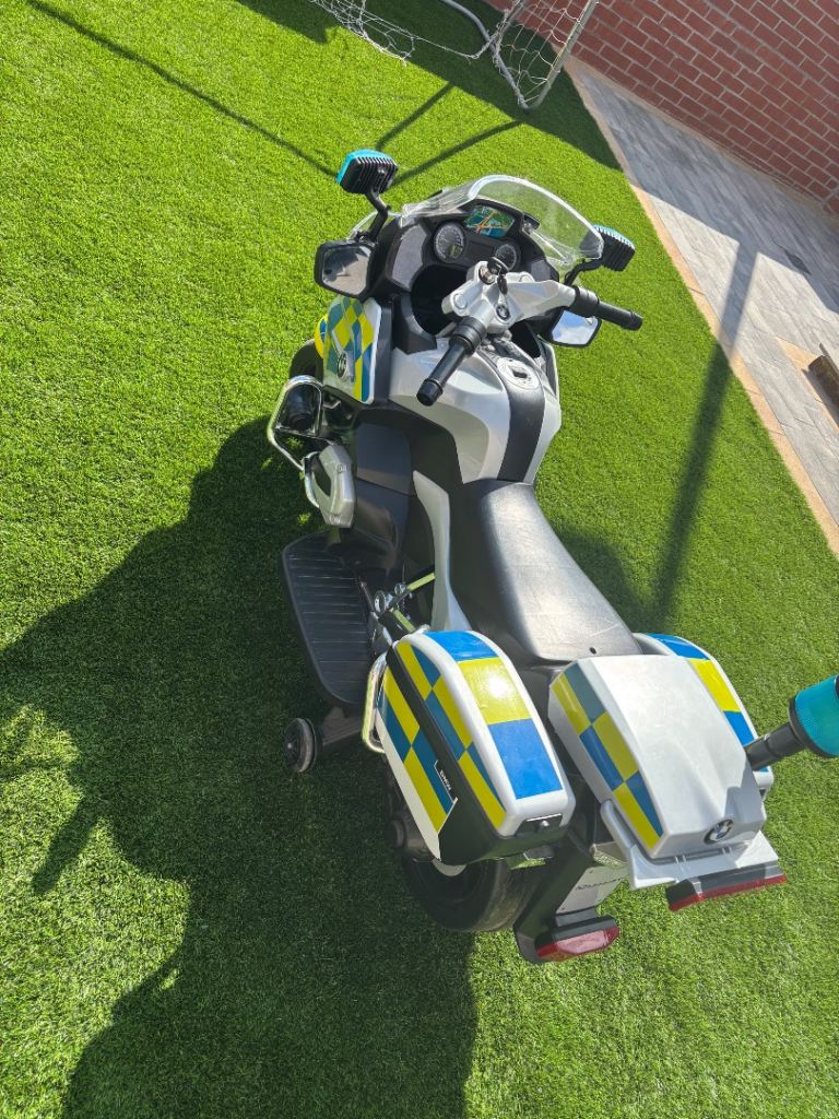 Kids Electric Ride-On Police Motorbike Toy - Great Fun
