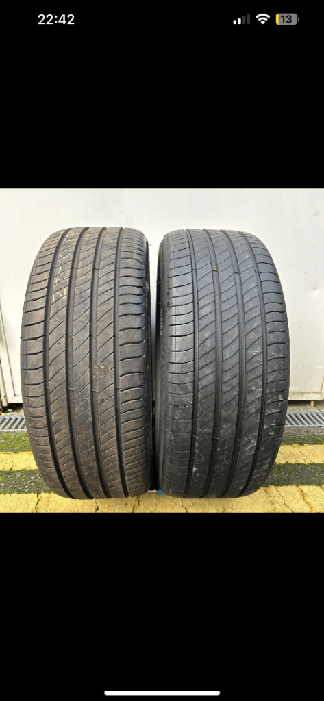 235/50/19 103v MICHELIN PRIMACY 4 PART WORN X2 