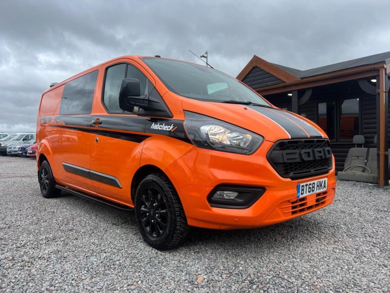 2018 Ford Transit Custom 2.0 TDCi 130ps Low Roof Van LWB CREW VAN 6 SEATS PANEL VAN Diesel Manual
