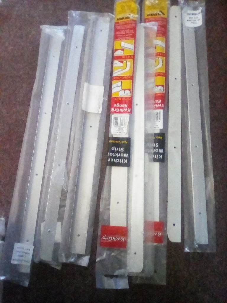 Worktop jointing strips end strips 