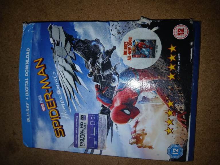 Spider-man homecoming blu ray