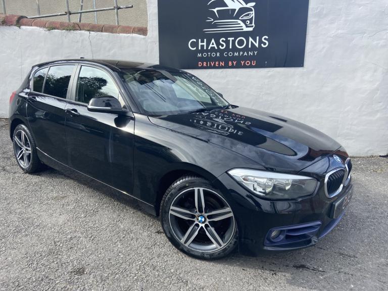 BMW 1 SERIES 2.0 118d Sport 5-door Black Auto Diesel 2017
