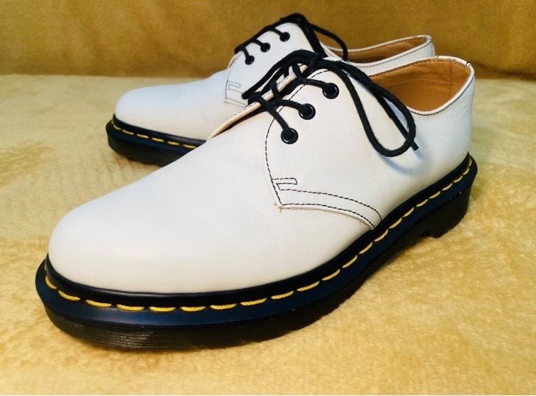Dr Martens White 1461 Shoes UK 4 - Excellent Condition