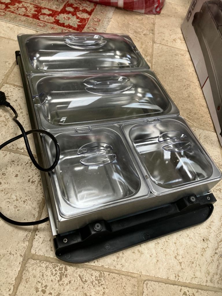 AMBIANO Buffet Heater with Warming Tray – Good Condition