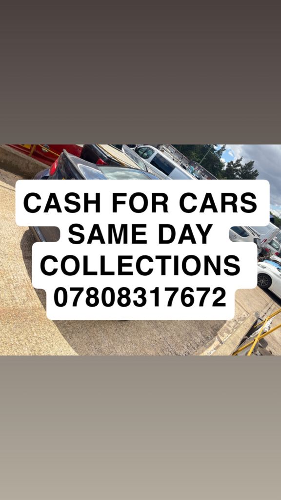 Scrap cars wanted