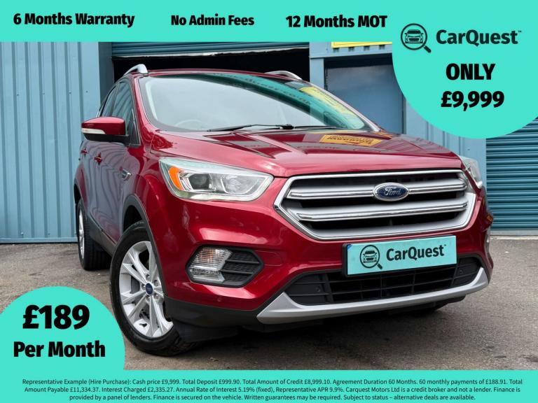 2017 Ford Kuga 2.0 TDCi Titanium 5dr 2WD HATCHBACK DIESEL Manual