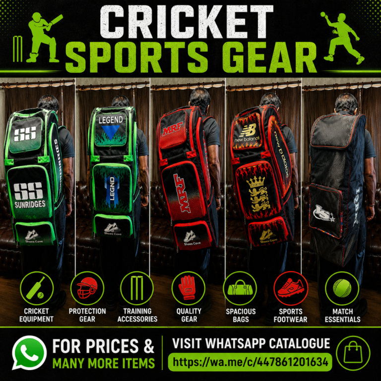 New Cricket Sports Gear Bags – Various Available