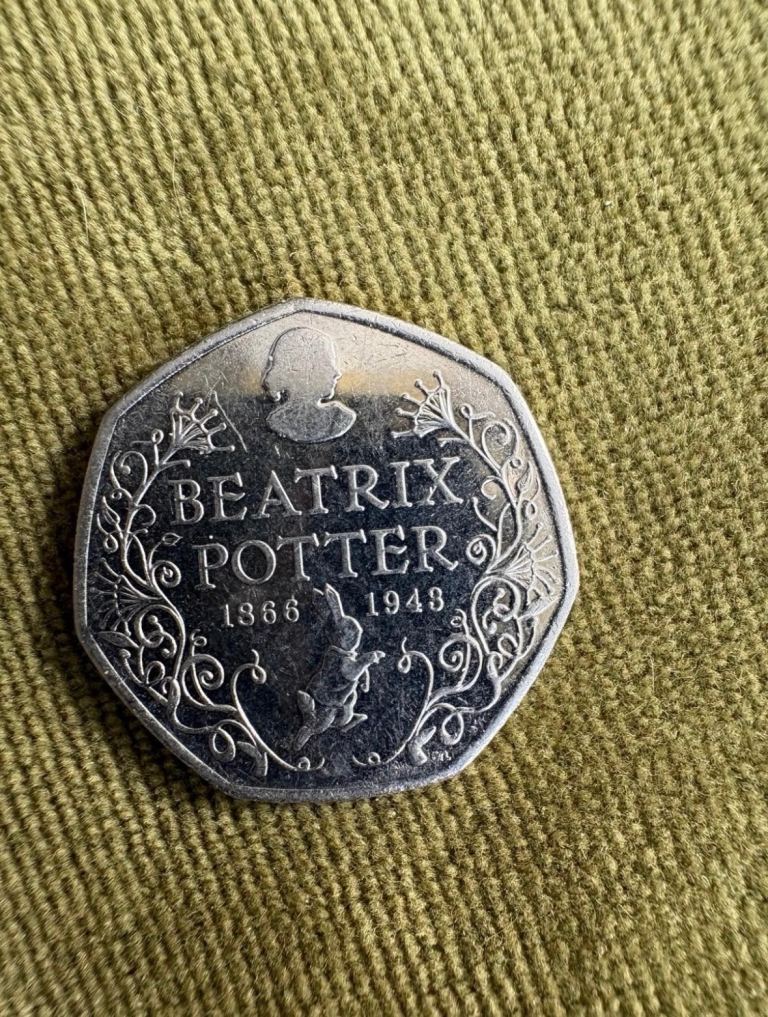 Beatrix Potter 50p Coin - 2016 Elizabeth II