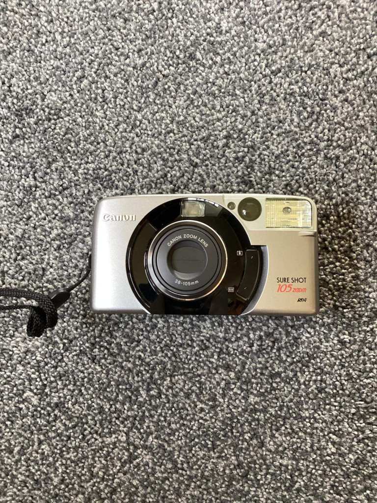 Canon Sure Shot 105 Zoom Film Camera – Good Condition