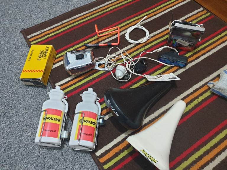 Raleigh ti team chopper lights bottles bicycle speedometer 