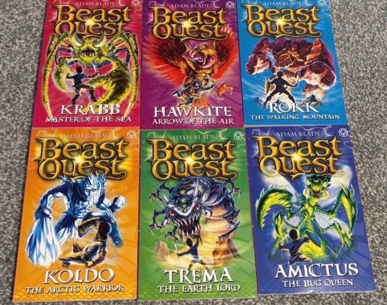 Beast Quest Books by Adam Blade - fantastic condition £40.00 takes all 40 Books (worth £211.60p NEW)