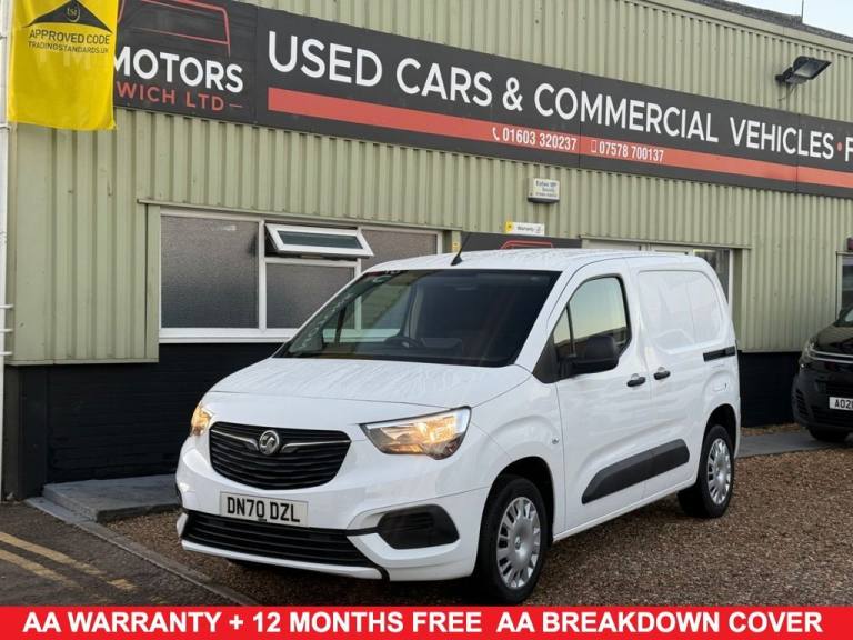 2020 70 VAUXHALL COMBO 1.6 TURBO D 2300 SPORTIVE PANEL VAN 4DR DIESEL MANUAL L1 
