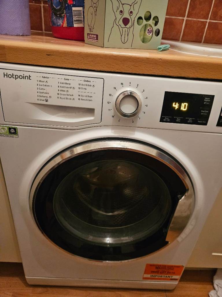 Hotpoint 10kg washing machine 
