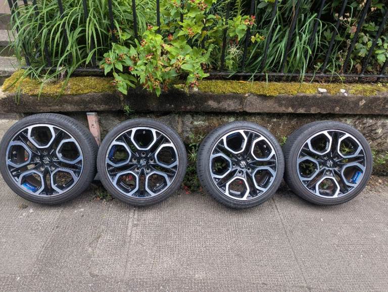 OEM Suzuki Swift Sport ZC33S 17" Diamond Cut Wheels & Tyres – Set of 4