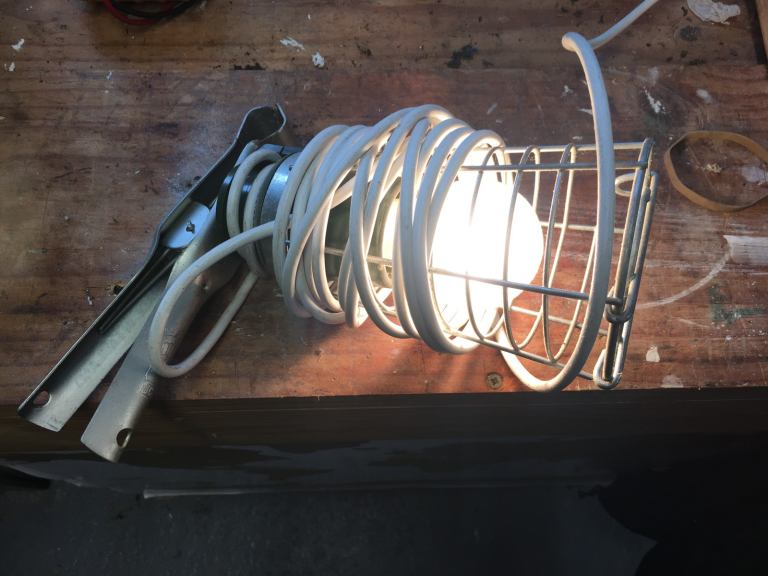 Vintage Garage inspection lamp