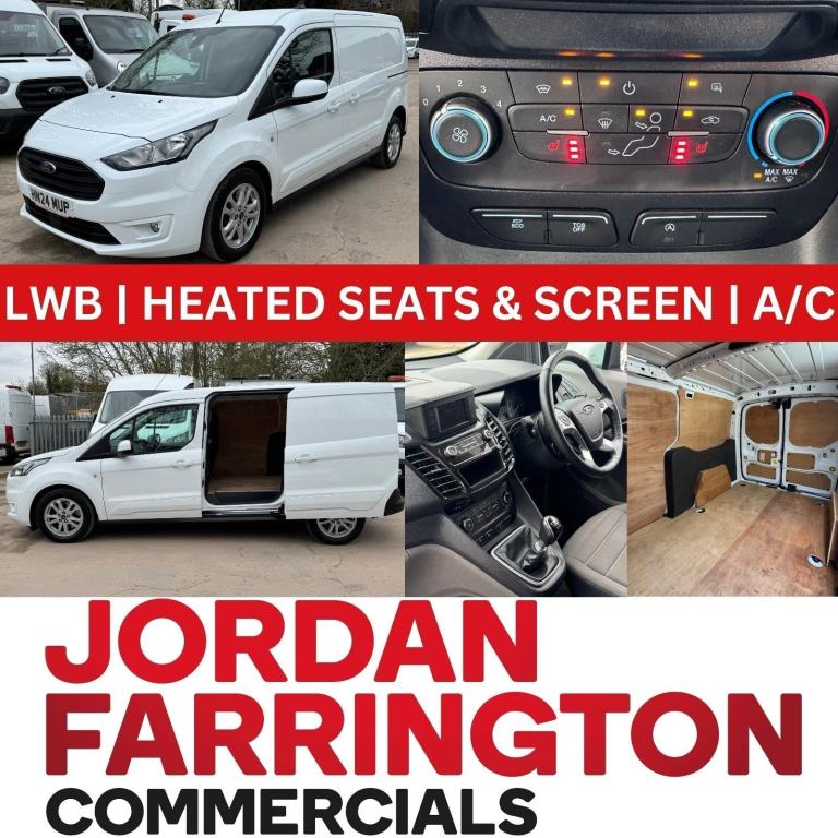 2024 FORD TRANSIT CONNECT 250 LIMITED 1.5 L2 H1 VAN WITH AIR-CON & HEATED SEATS
