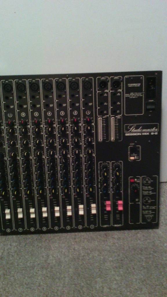 for sale vintage studiomaster 8 channel session mixer in good sound condition