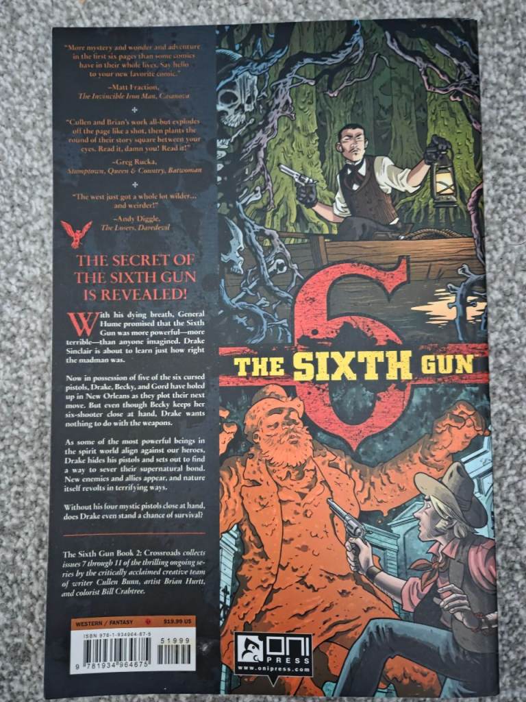 Graphic Novel - The Sixth Gun - Vols 1-5 and 7-8 