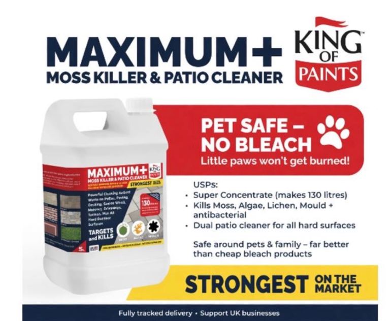leading Moss Killer ( Pet Safe ) Outdoor Cleaner 