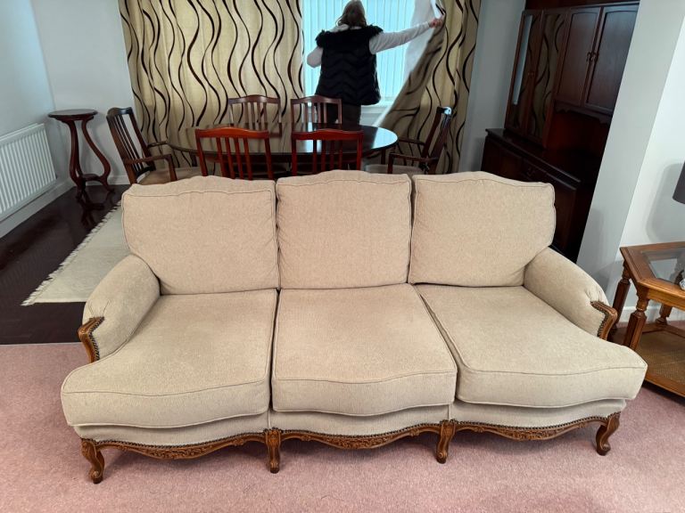 3 piece suit and 2 chairs