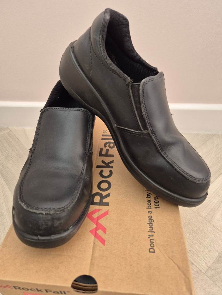 Rock fall VX350Topaz - women's fit slip-on safety shoes - Size 5