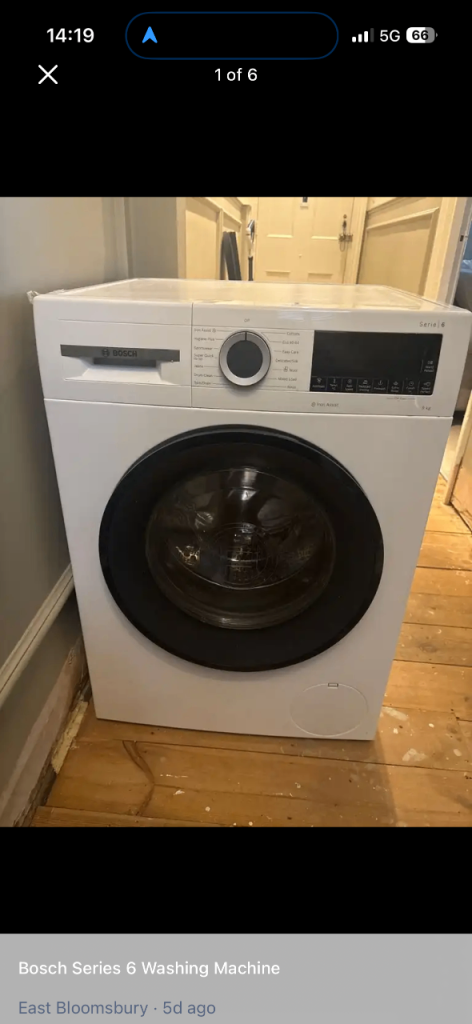 Bosch WGG24400GB 9KG 1400 Spin Wachine