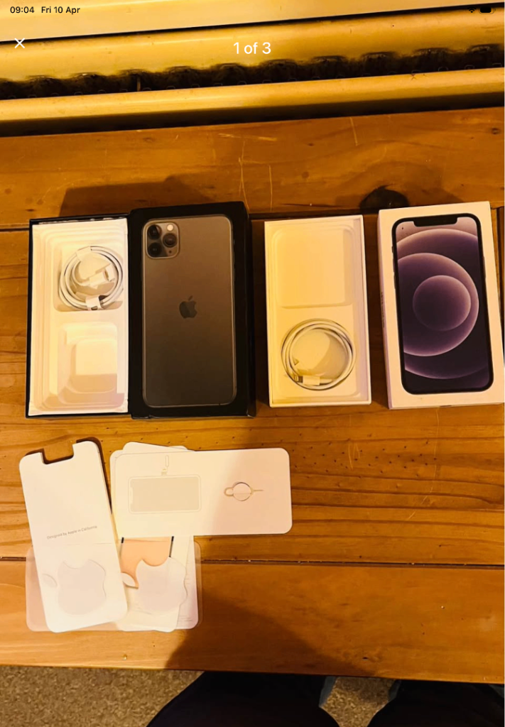 iPhone boxes 