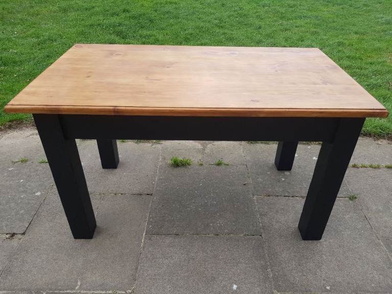 FRESHLY REFURBISHED Reclaimed Dining Table Farmhouse Rustic Handcrafted - LOCAL DELIVERY