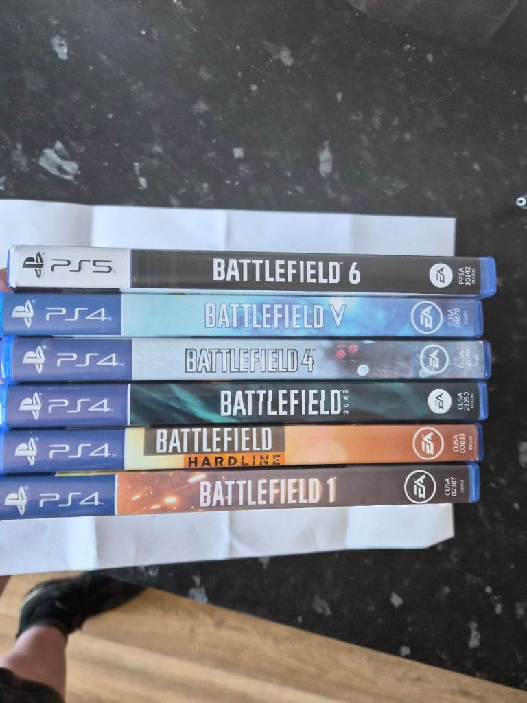 Battlefied job lot PS4 an PS5