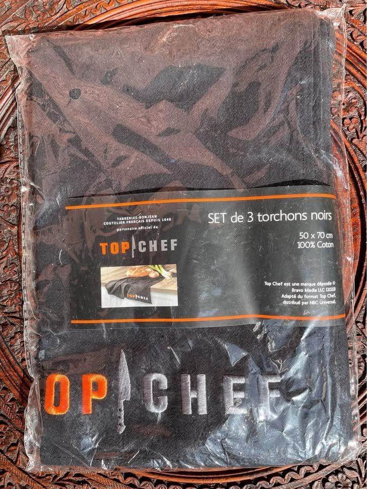 NEW - Top Chef kitchen towels tea towels - Set of 3