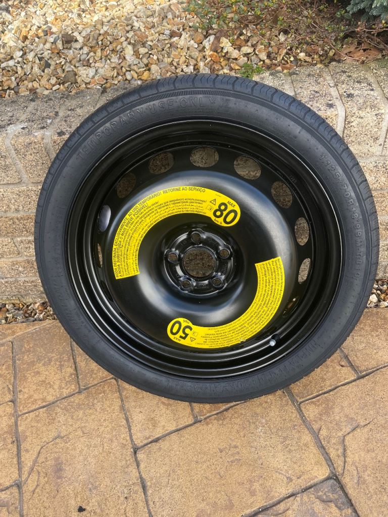Genuine Seat/ Skoda/Volkswagen space saver spare wheel and tyre