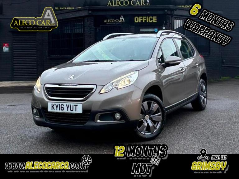 PEUGEOT 2008 1.2 PureTech Active Grey Manual Petrol 2016