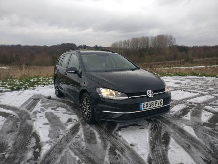 2018 VOLKSWAGEN VW GOLF MK7.5 ESTATE 1.6TDI 7-SPEED AUTOMATIC DSG BLACK