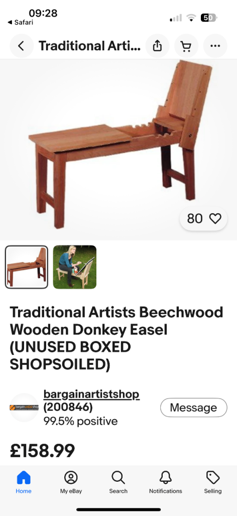 1 x Bench Artists ‘ Donkey' Easel 