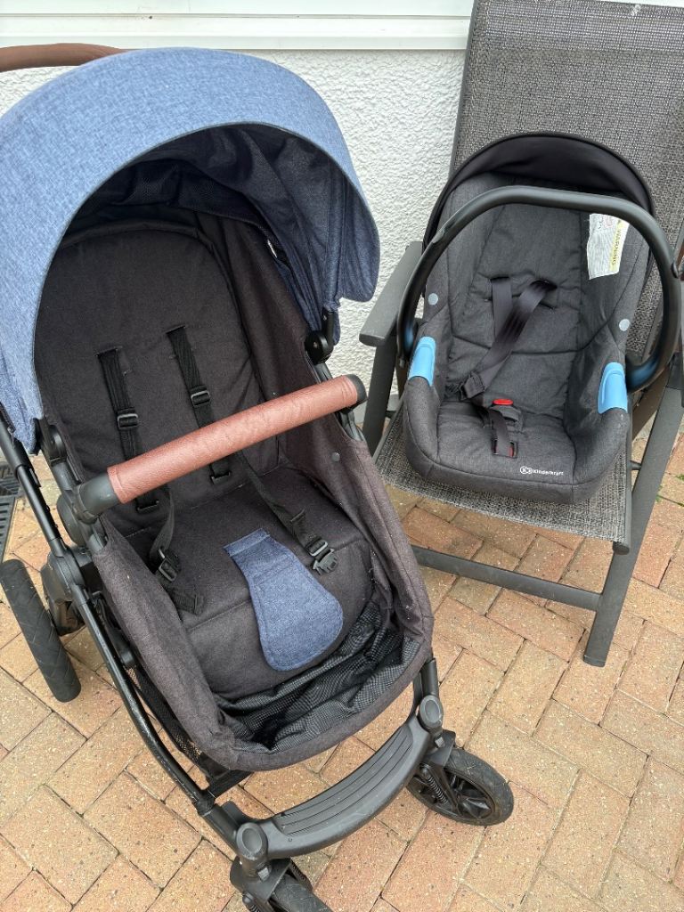 Kinderkraft Pushchair and Car Seat Travel System – Good Condition