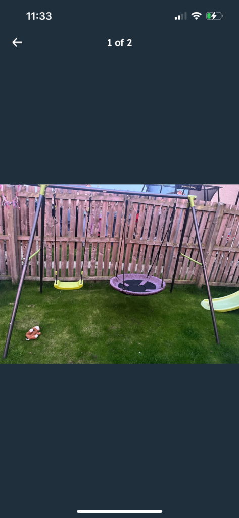 Free swing set 