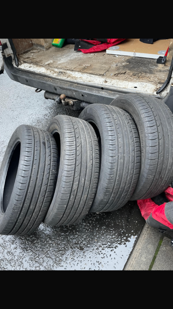 4 tyres.  Continental Premium Tyres