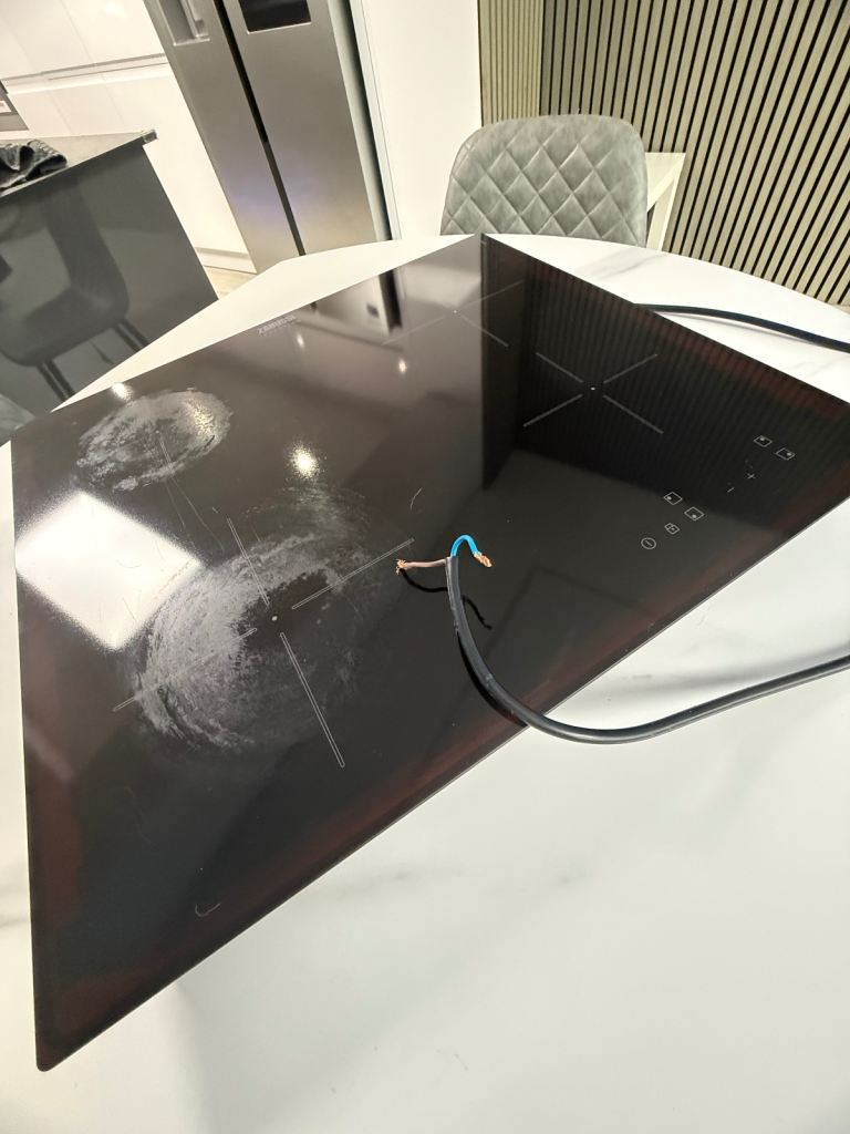 Zanussi 60cm Black Induction Hob - ZIBN646K