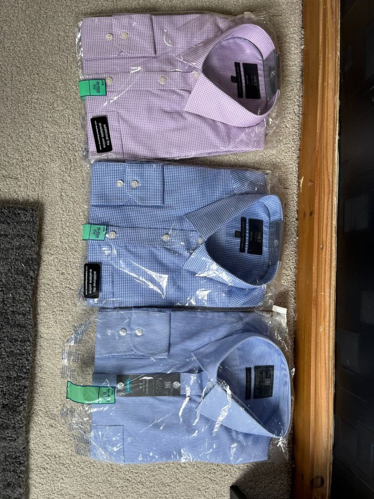 M and S brand new men’s shirts