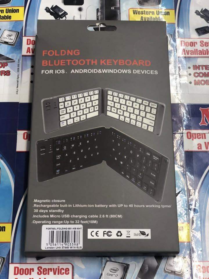 Wireless Bluetooth keyboard for iOS, Android & windows devices White available