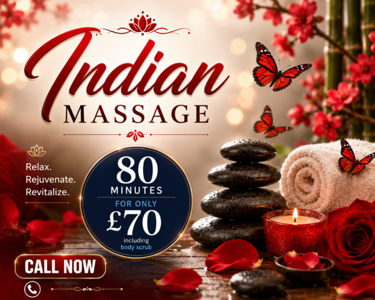 Full body Indian Massage Harrow with an Indian Therapist ask for special
