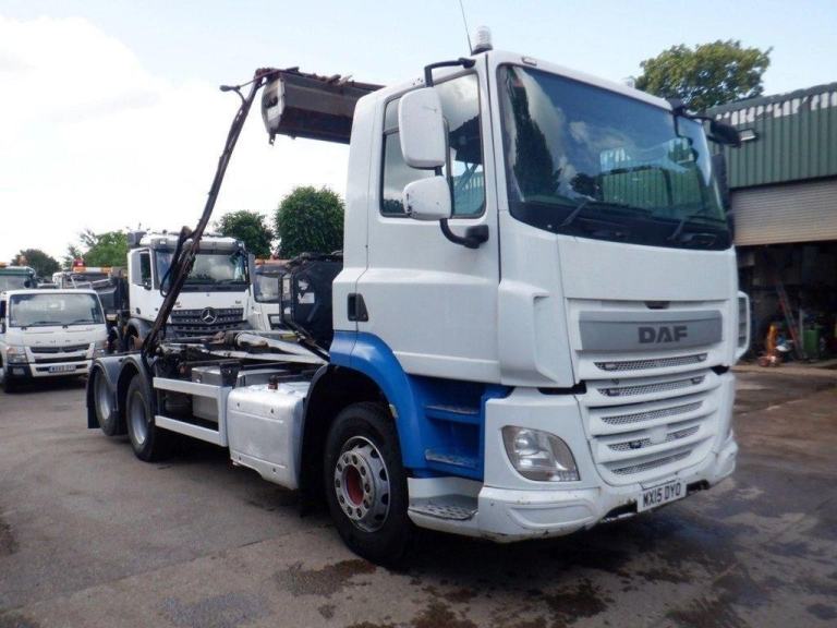 2015 DAF CF-410 6X2 HOOK LOADER - (DRAW BAR SPEC.)