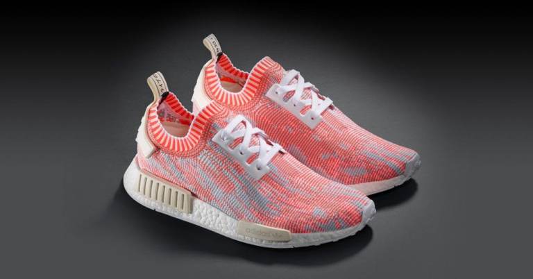 ADIDAS NMD R1 PRIMEKNIT - UK SZ 11 [ORANGE CAMO]