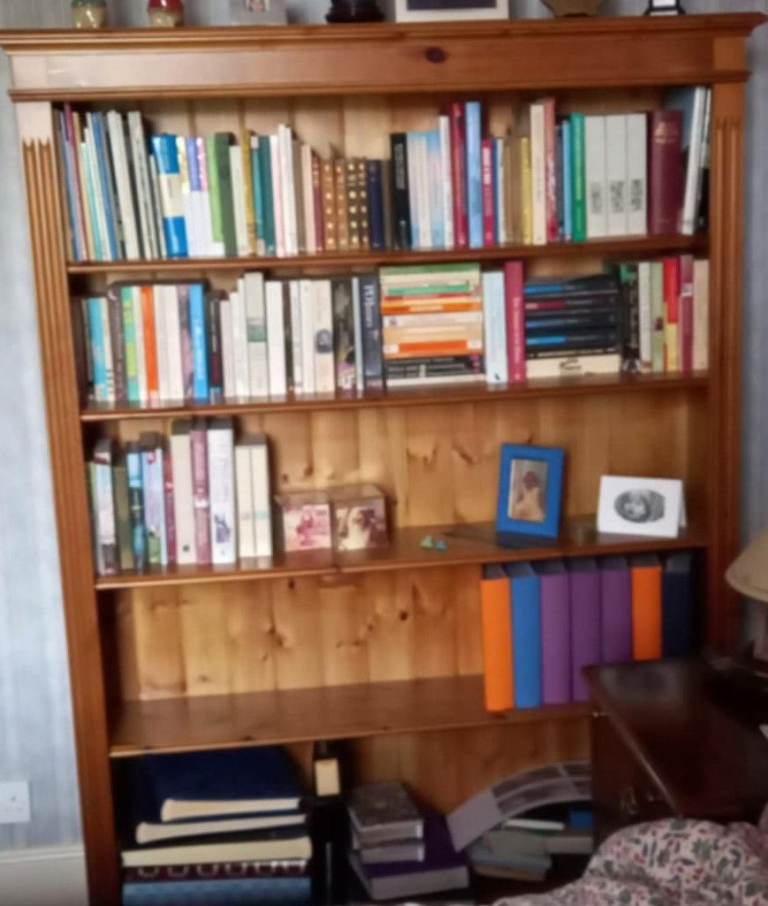 Large Solid Wood Book Shelf