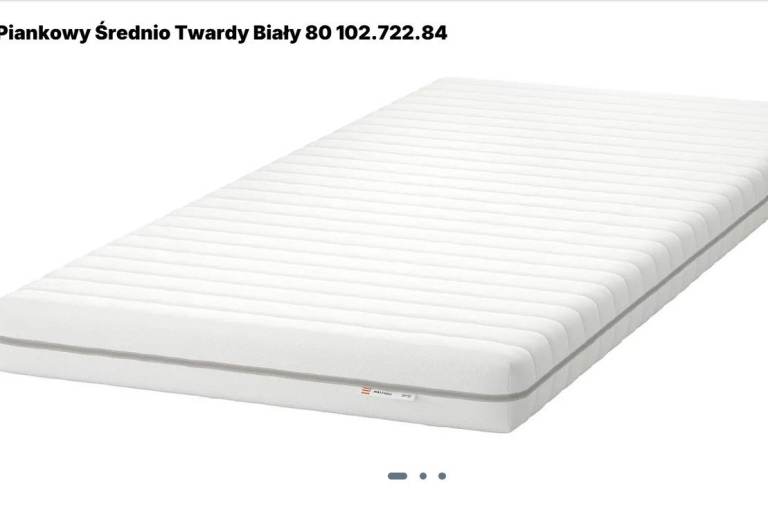 Ikea MALFORS foam mattress 200x80cm. Removeable cover. Medium firm