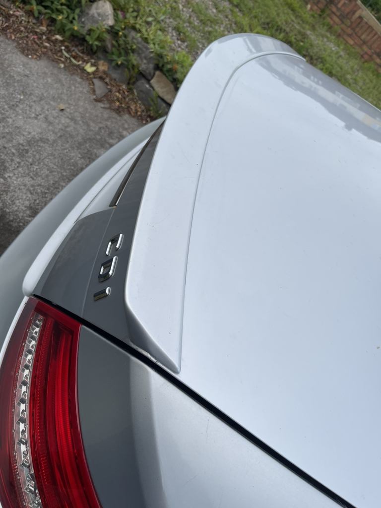 W204 OEM AMG line spoiler. (SILVER) 