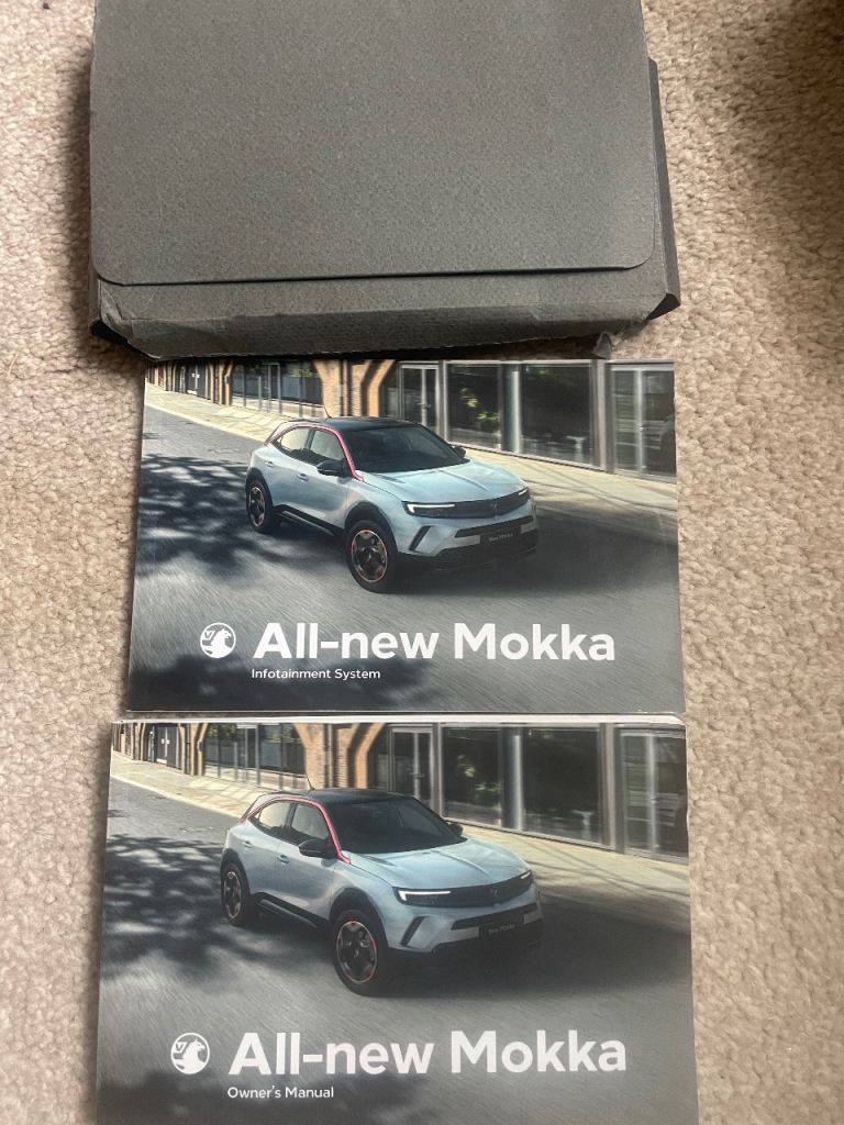 Vauxhall Mokka 2021 onwards Owner's Manual & Infotainment System Guides