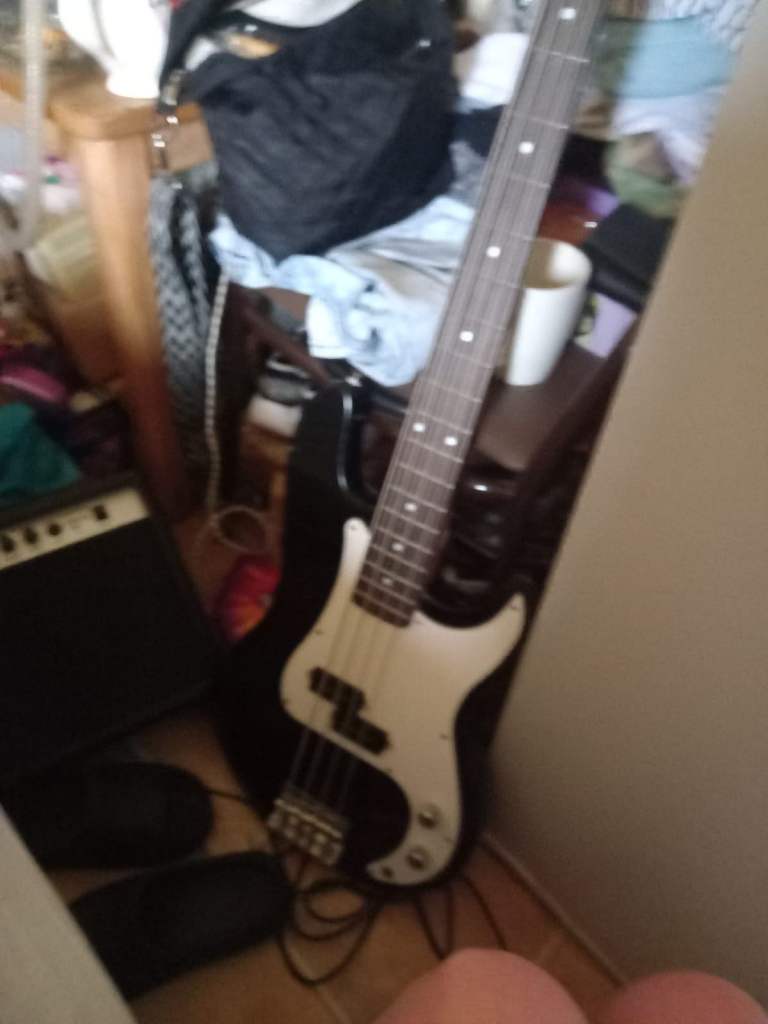 Bass Guitar & Amp Previously Used